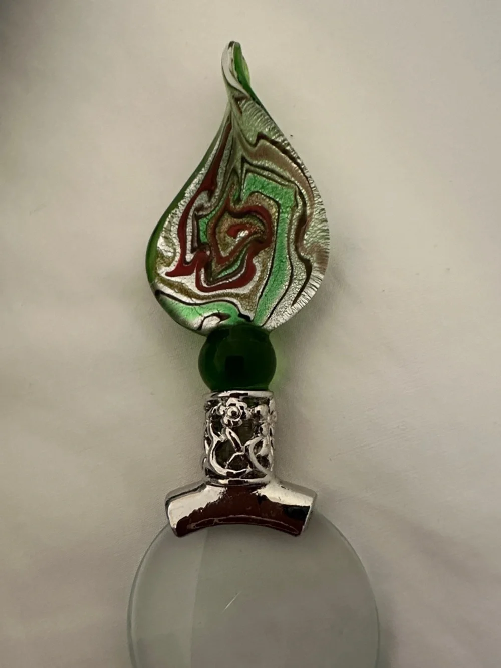 Vintage Blown Glass Lupe Magnifier